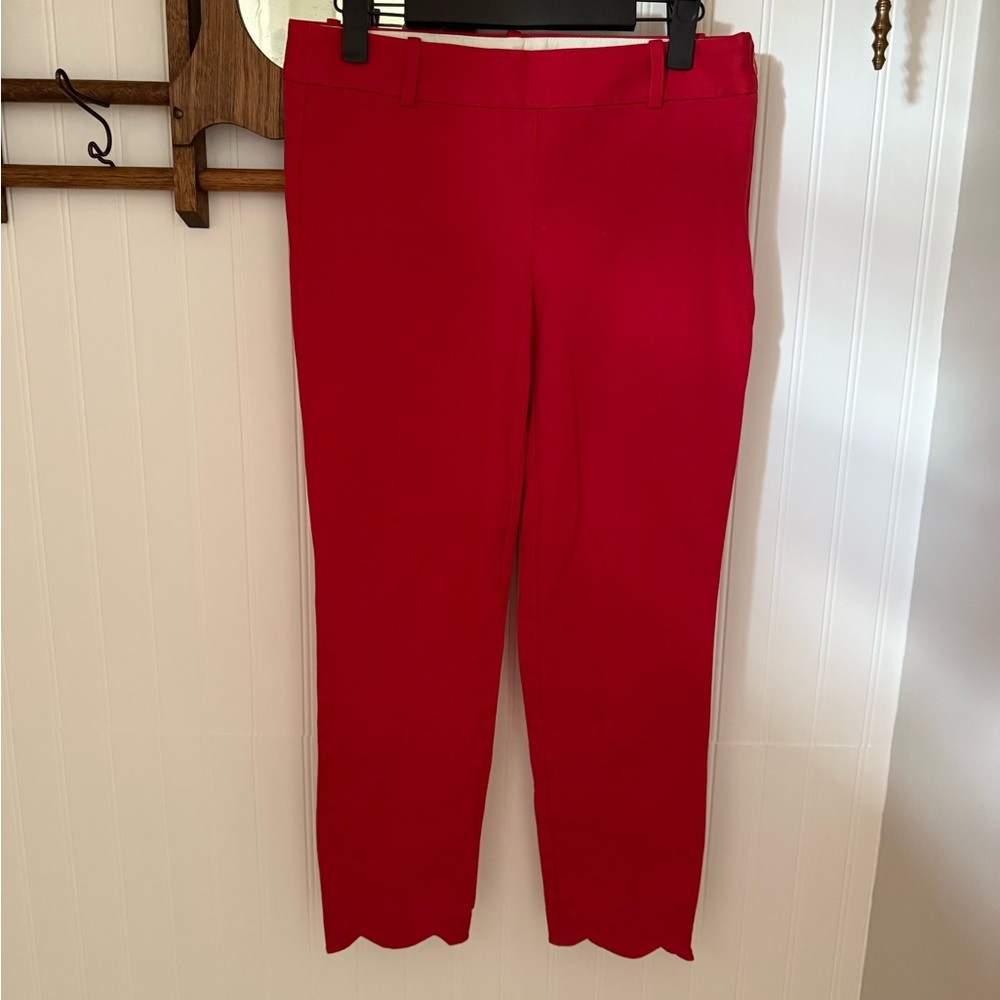 JCrew Scalloped Dress Pant